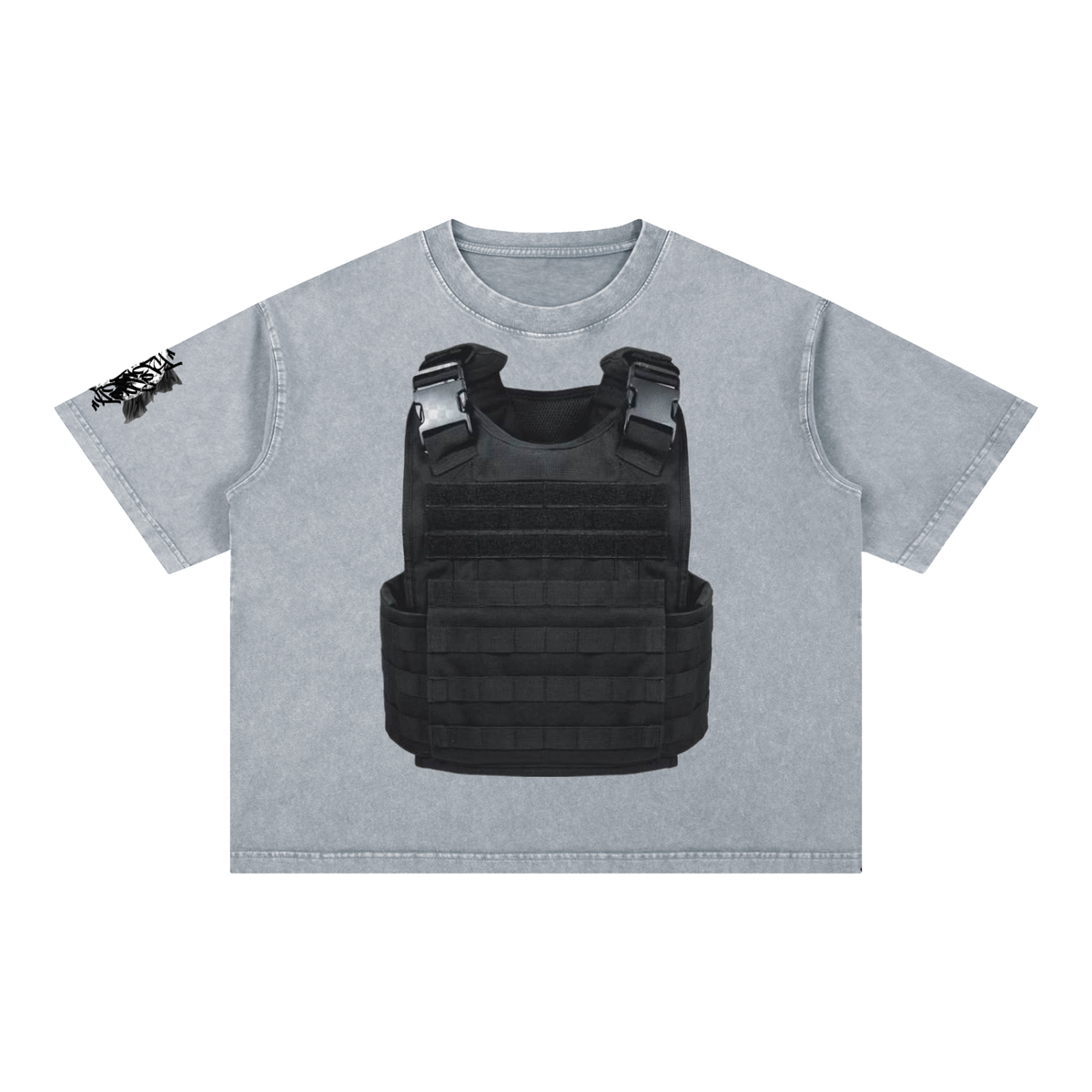 Mineral Wash Boxy Cotton T-Shirt