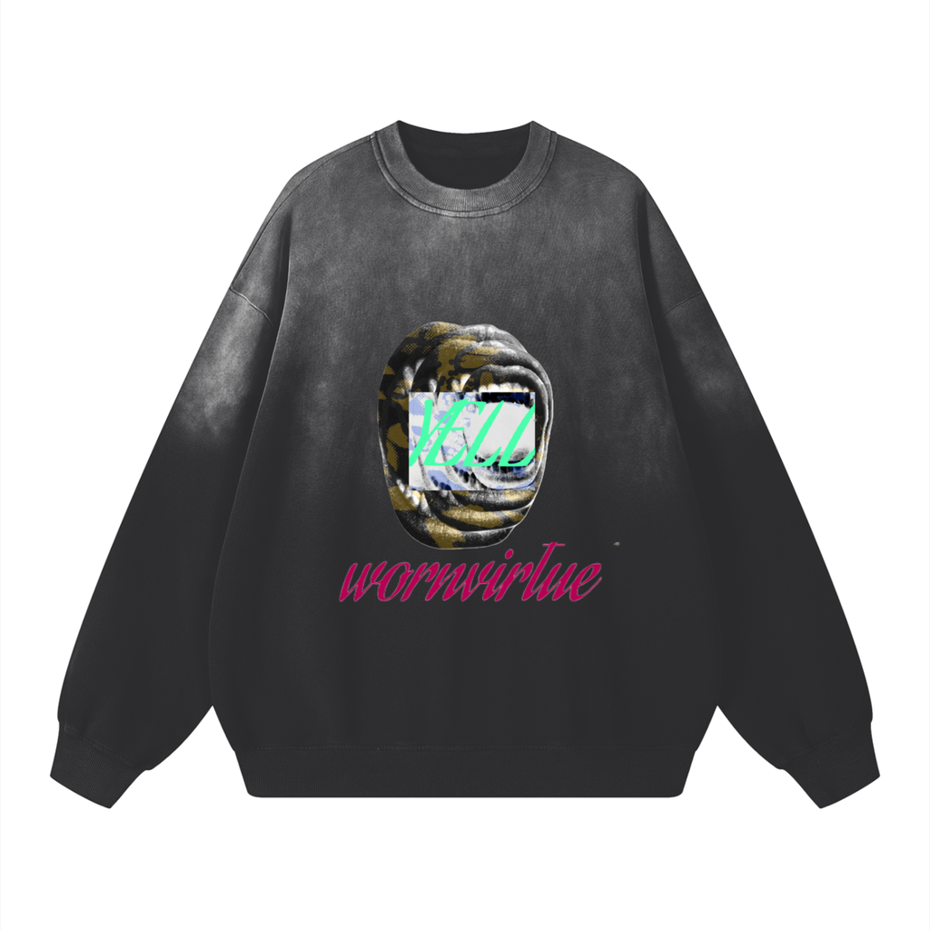 Wornvirtue yell Sweater