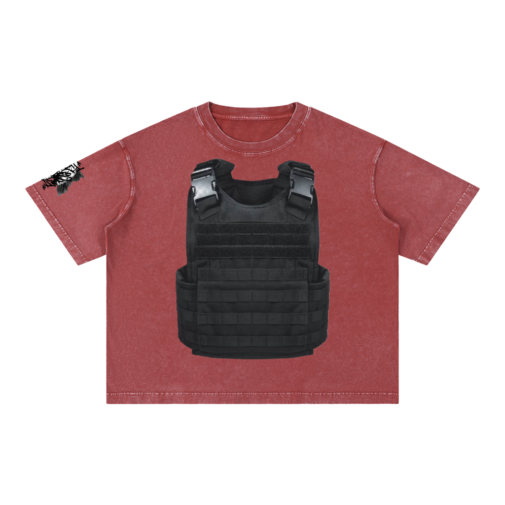 Mineral Wash Boxy Cotton T-Shirt