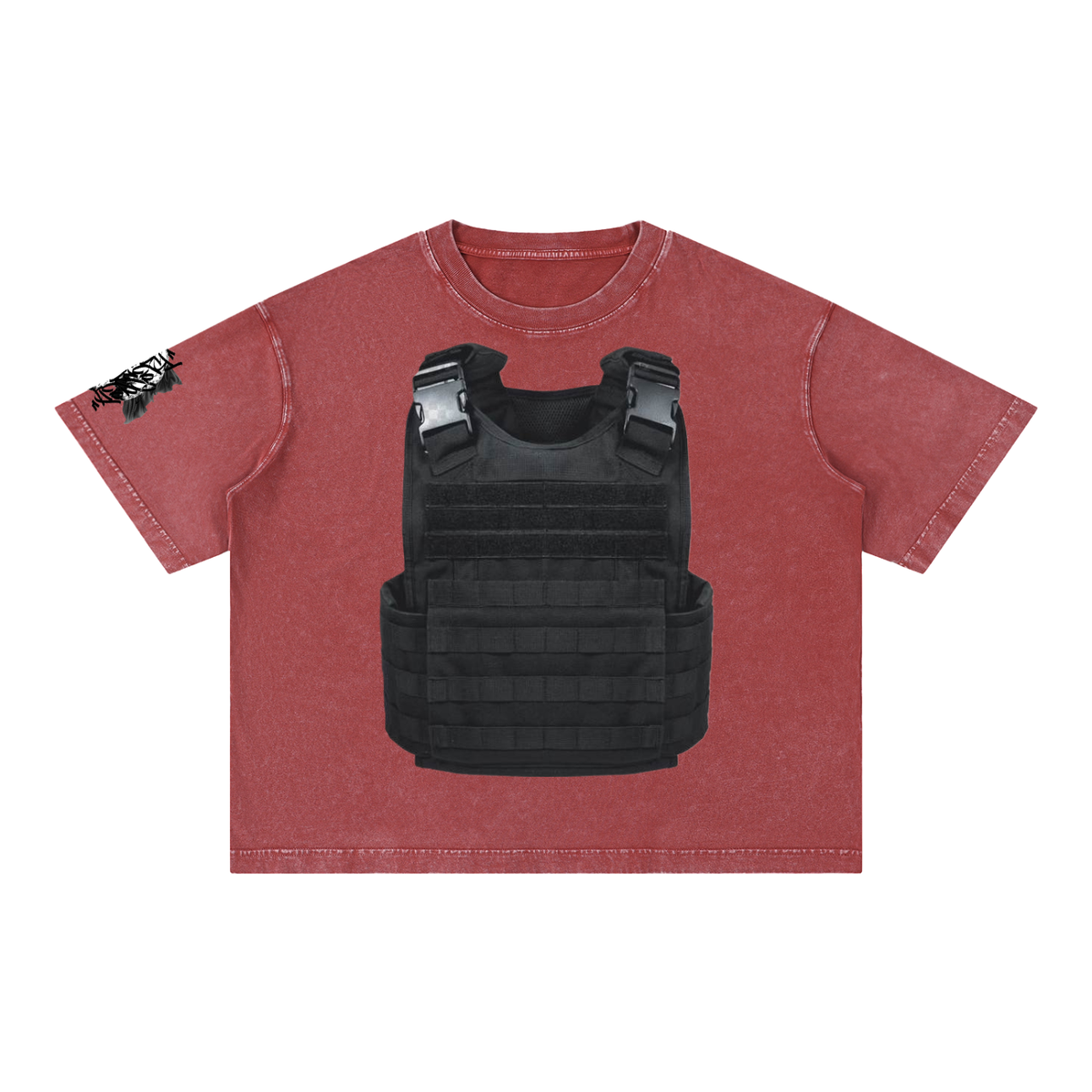 Mineral Wash Boxy Cotton T-Shirt