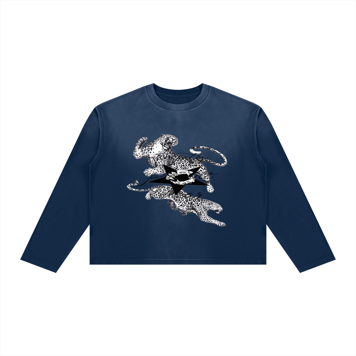 Unisex Sunfade Boxy Long Sleeve T-Shirt