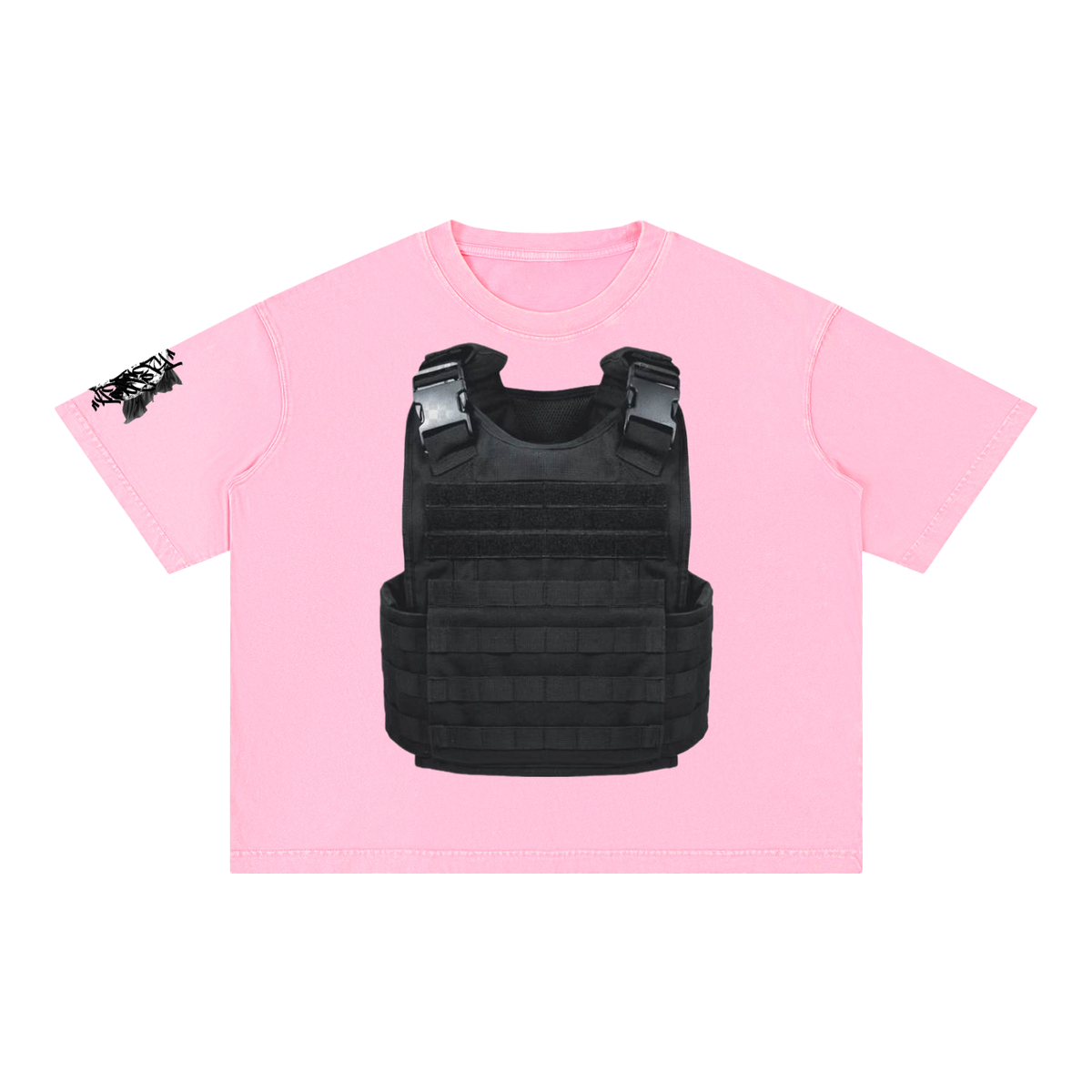 Mineral Wash Boxy Cotton T-Shirt
