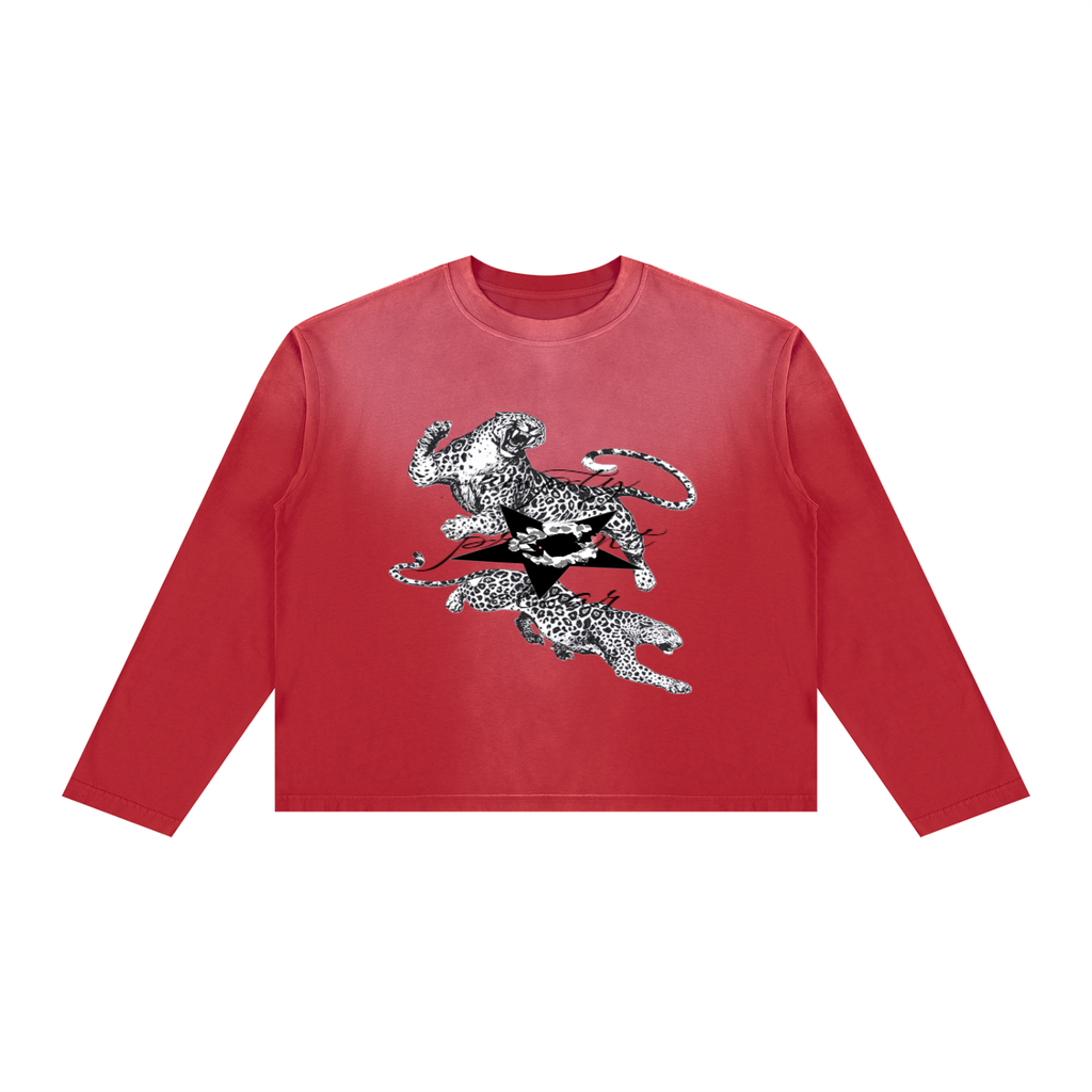 Empty, present, clear, leopard Sweater