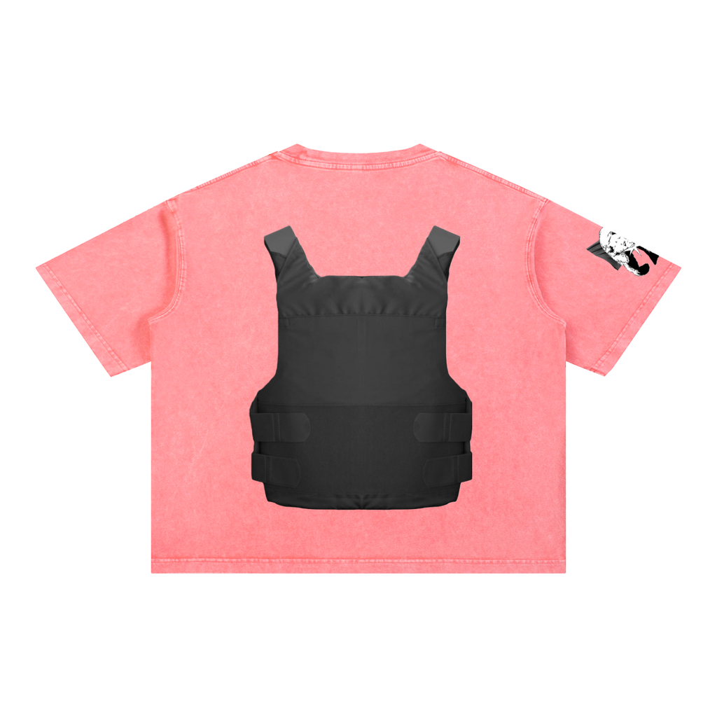 Mineral Wash Boxy Cotton T-Shirt