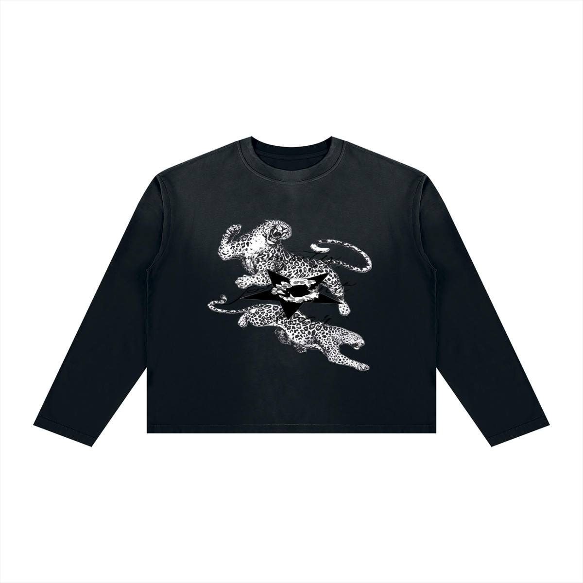 Unisex Sunfade Boxy Long Sleeve T-Shirt