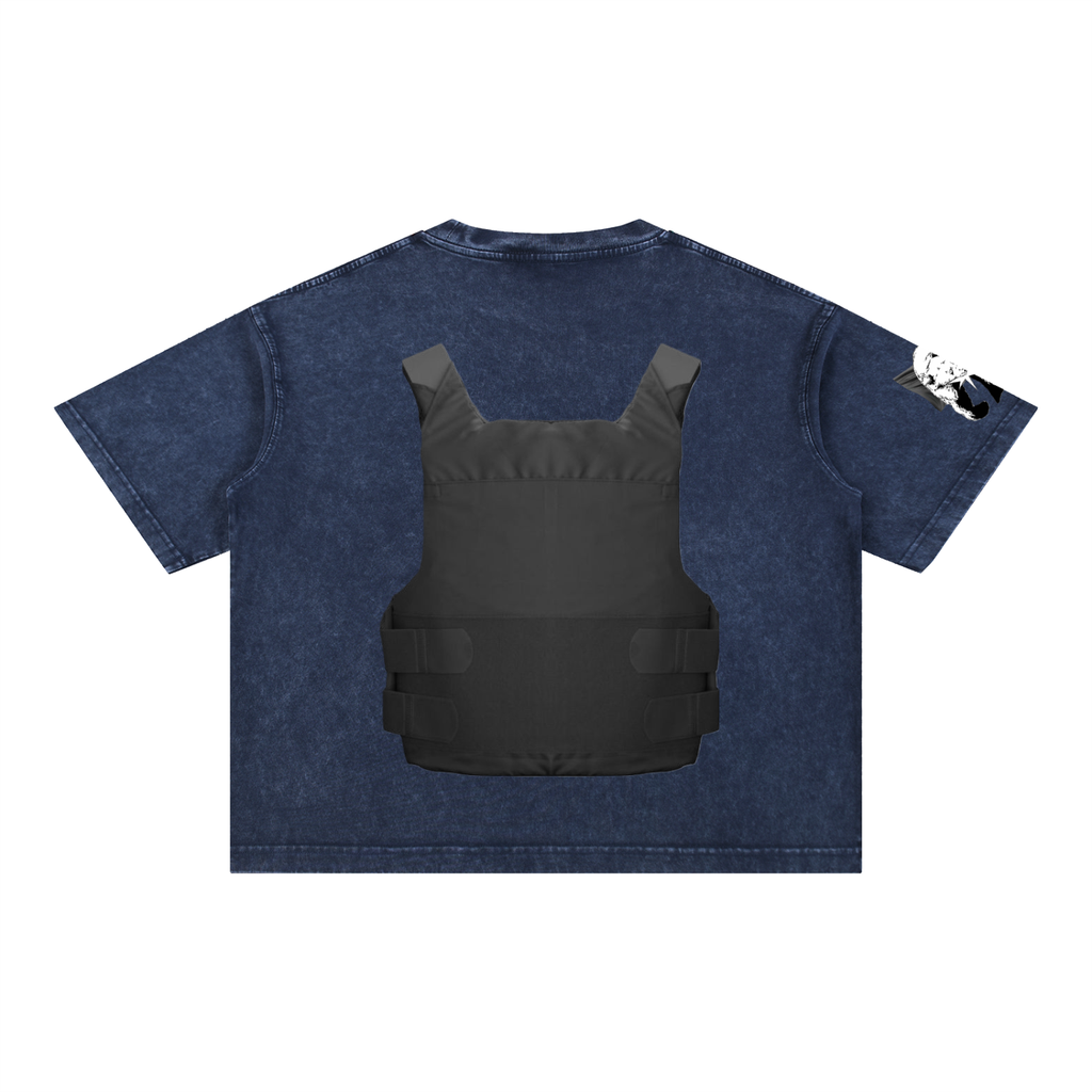 Mineral Wash Boxy Cotton T-Shirt