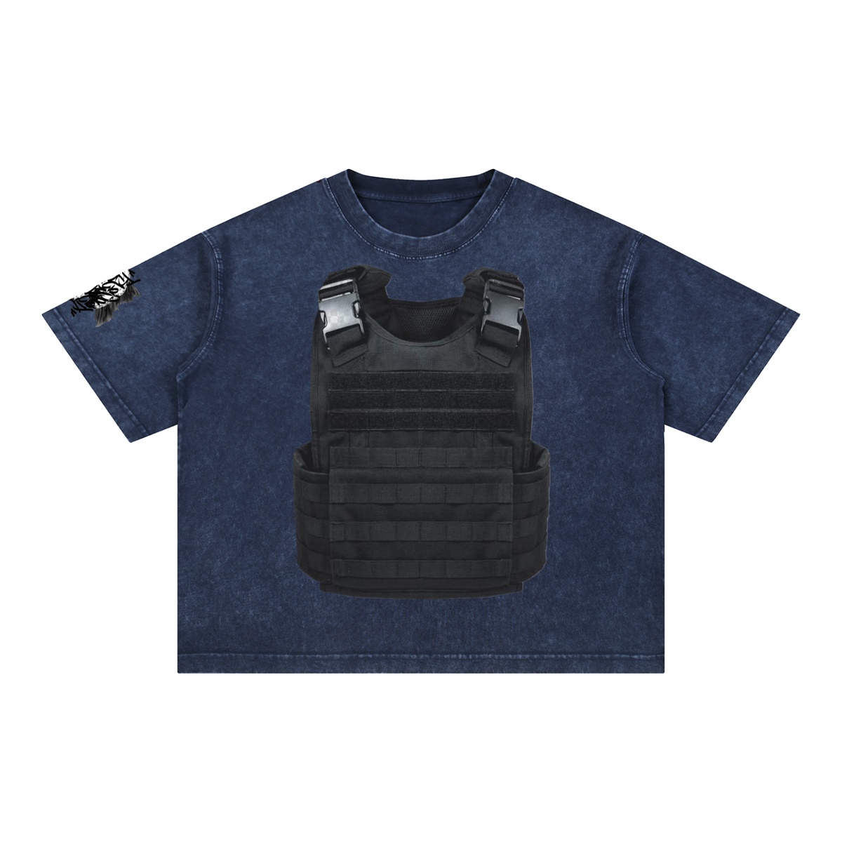 Mineral Wash Boxy Cotton T-Shirt