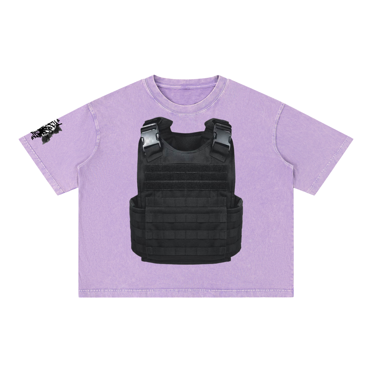 Mineral Wash Boxy Cotton T-Shirt
