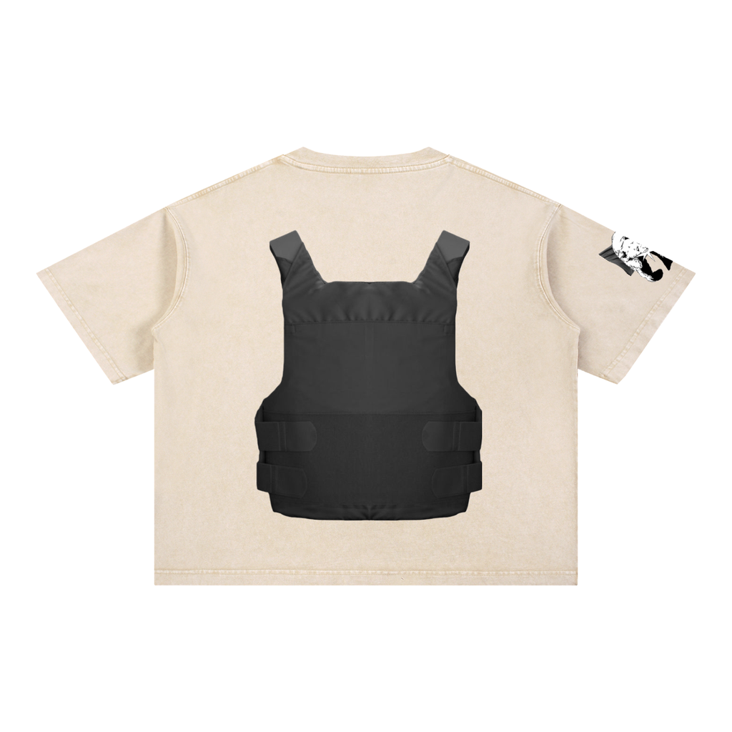 Mineral Wash Boxy Cotton T-Shirt