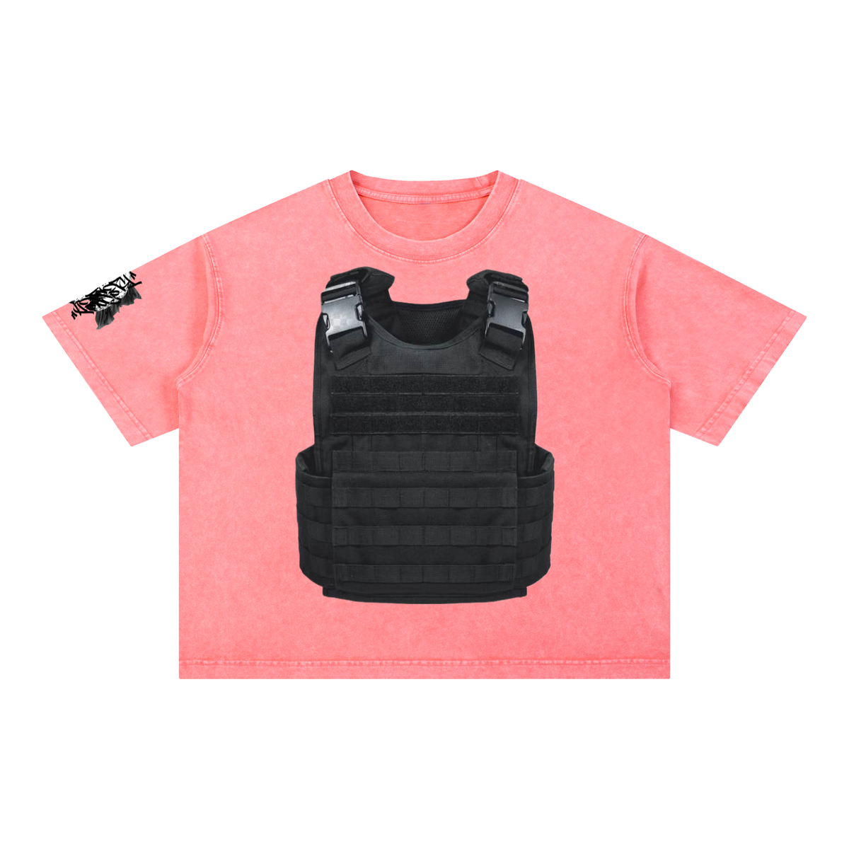 Mineral Wash Boxy Cotton T-Shirt