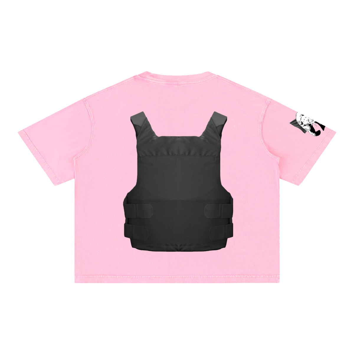 Mineral Wash Boxy Cotton T-Shirt