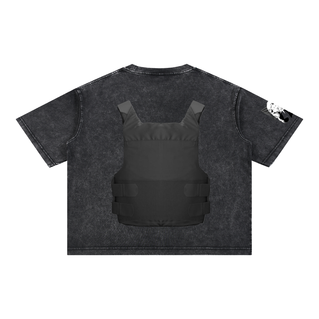 Mineral Wash Boxy Cotton T-Shirt