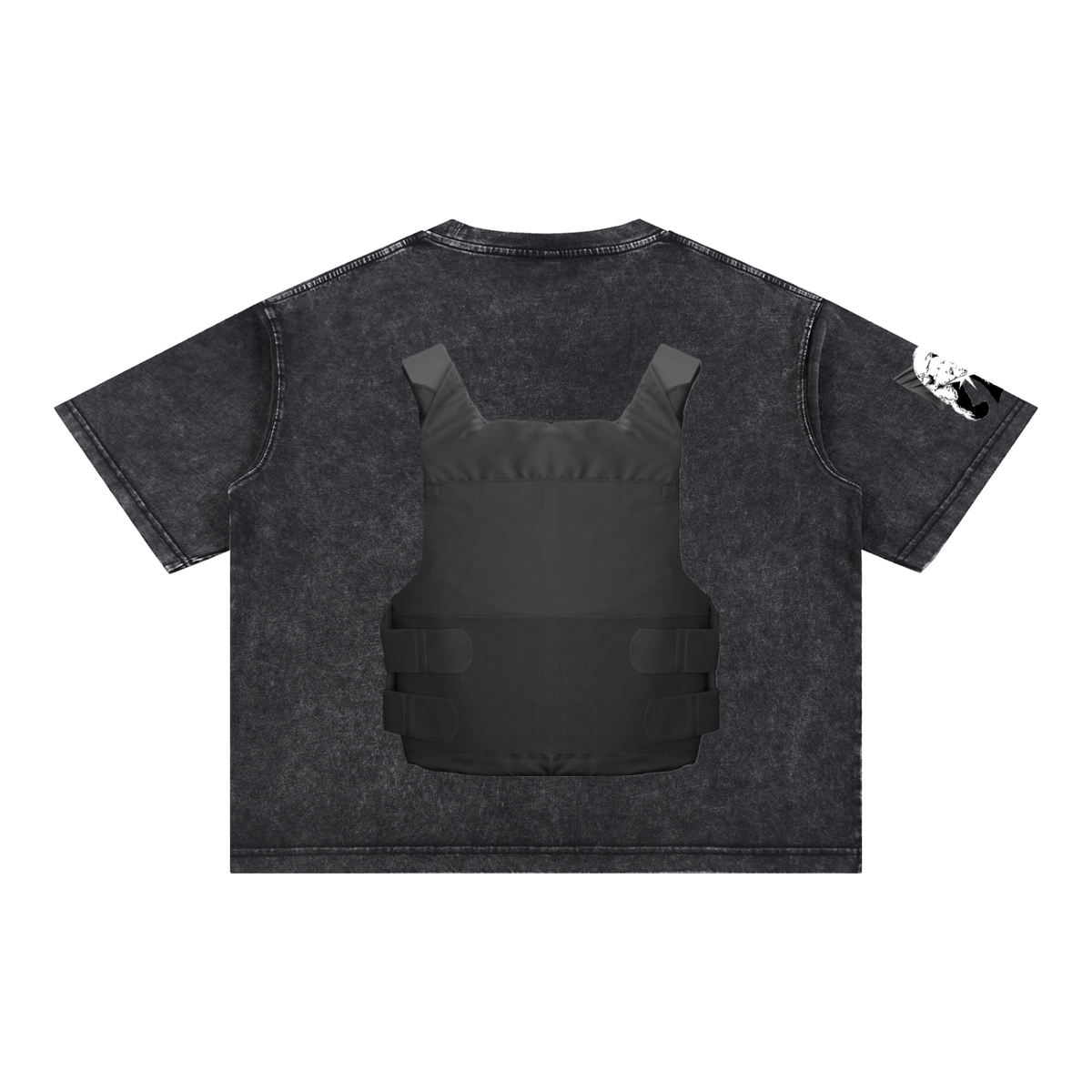 Mineral Wash Boxy Cotton T-Shirt