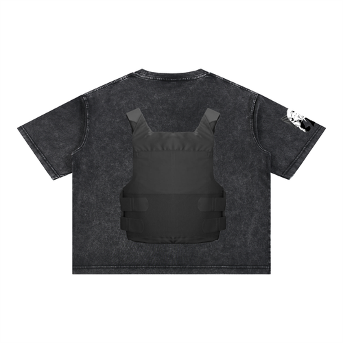 Mineral Wash Boxy Cotton T-Shirt