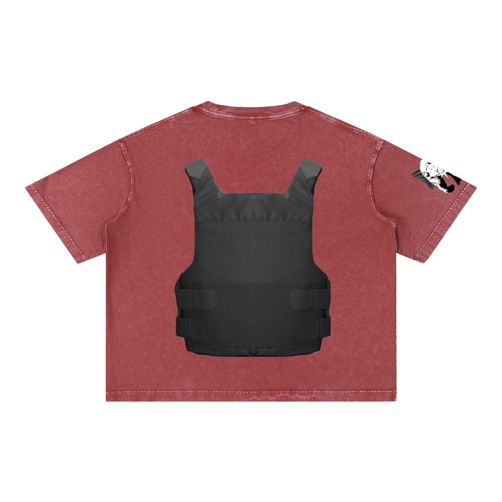 Mineral Wash Boxy Cotton T-Shirt