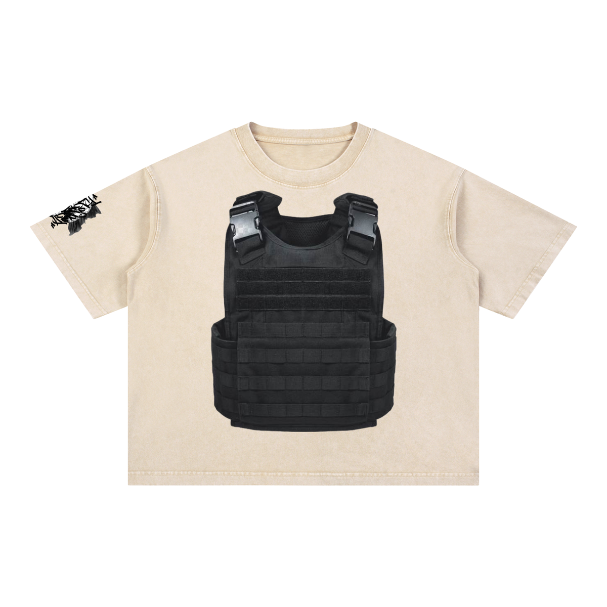 Mineral Wash Boxy Cotton T-Shirt